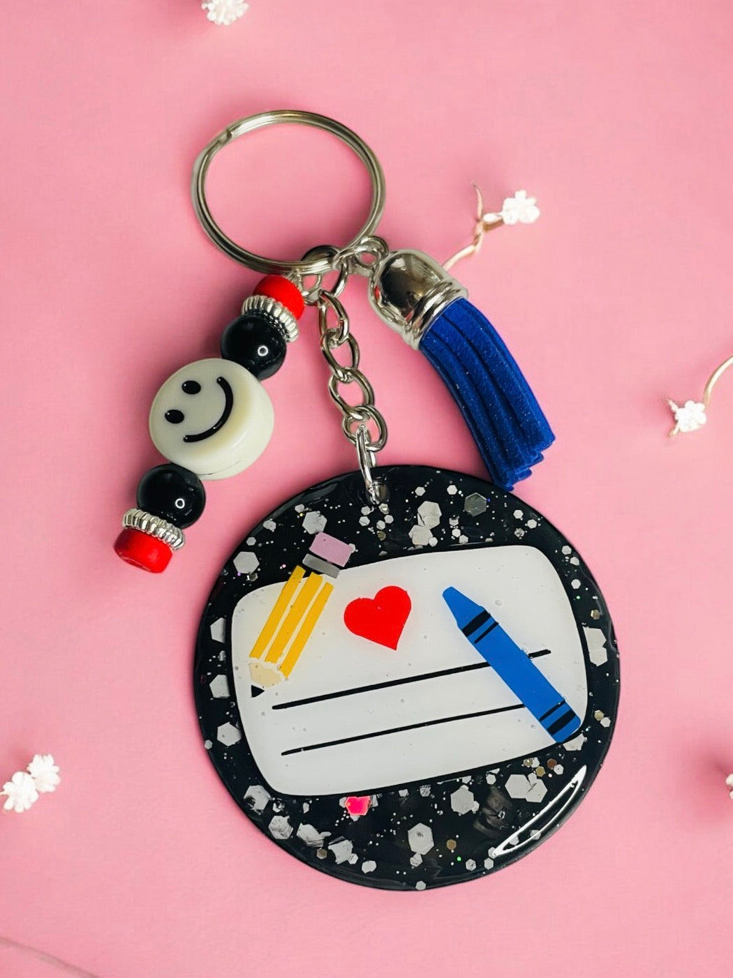 Composition Cup and Keychain Set