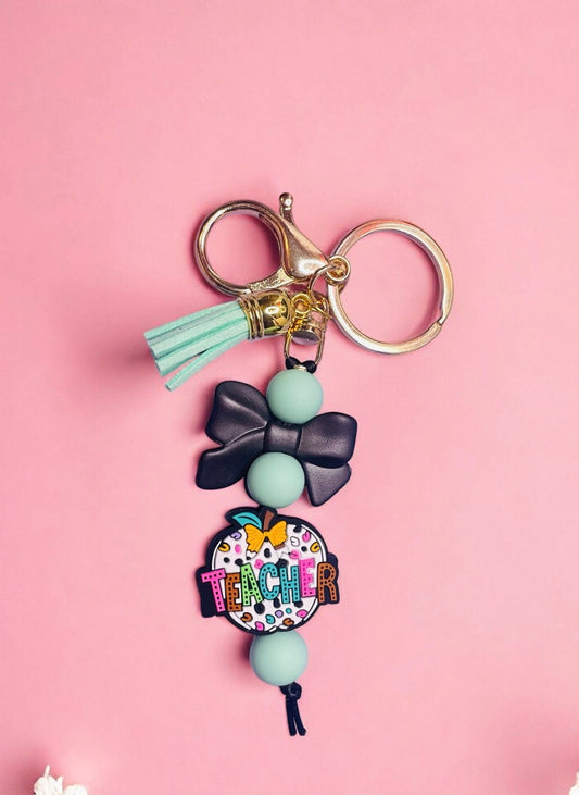 black bow keychain