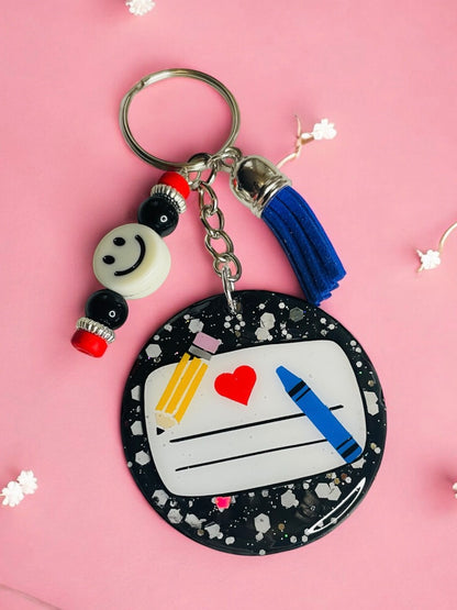 Composition Cup and Keychain Set